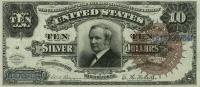 p324 from United States: 10 Dollars from 1886